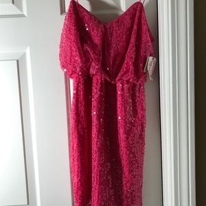 Aidan Mattox women's sequin party dress